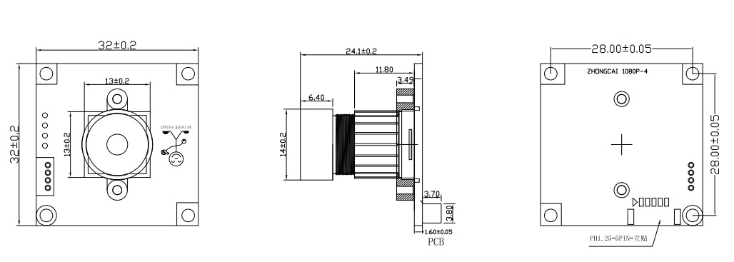 1080p camera module