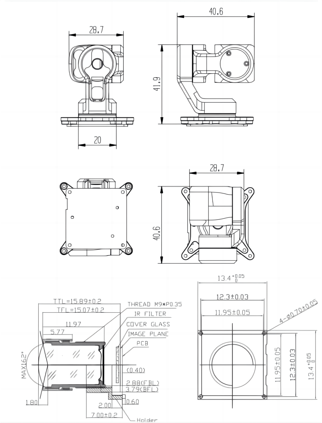 gimbal camera module